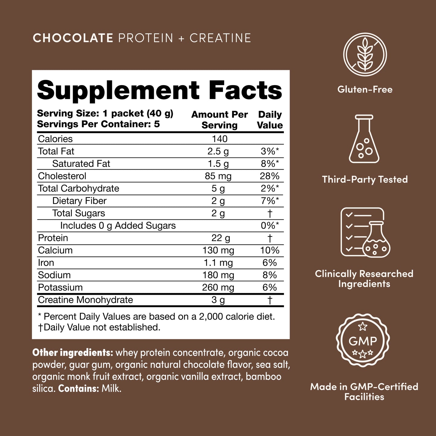 Protein + Creatine Sachet 5-Pack