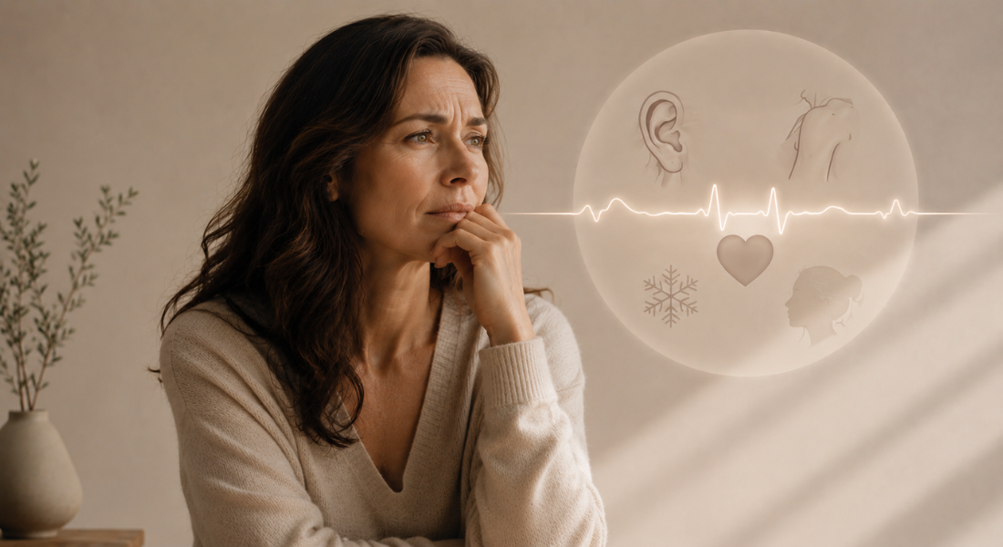 Frozen Shoulder, Itchy Ears & Heart Palpitations: 10 Surprising Perimenopause Symptoms