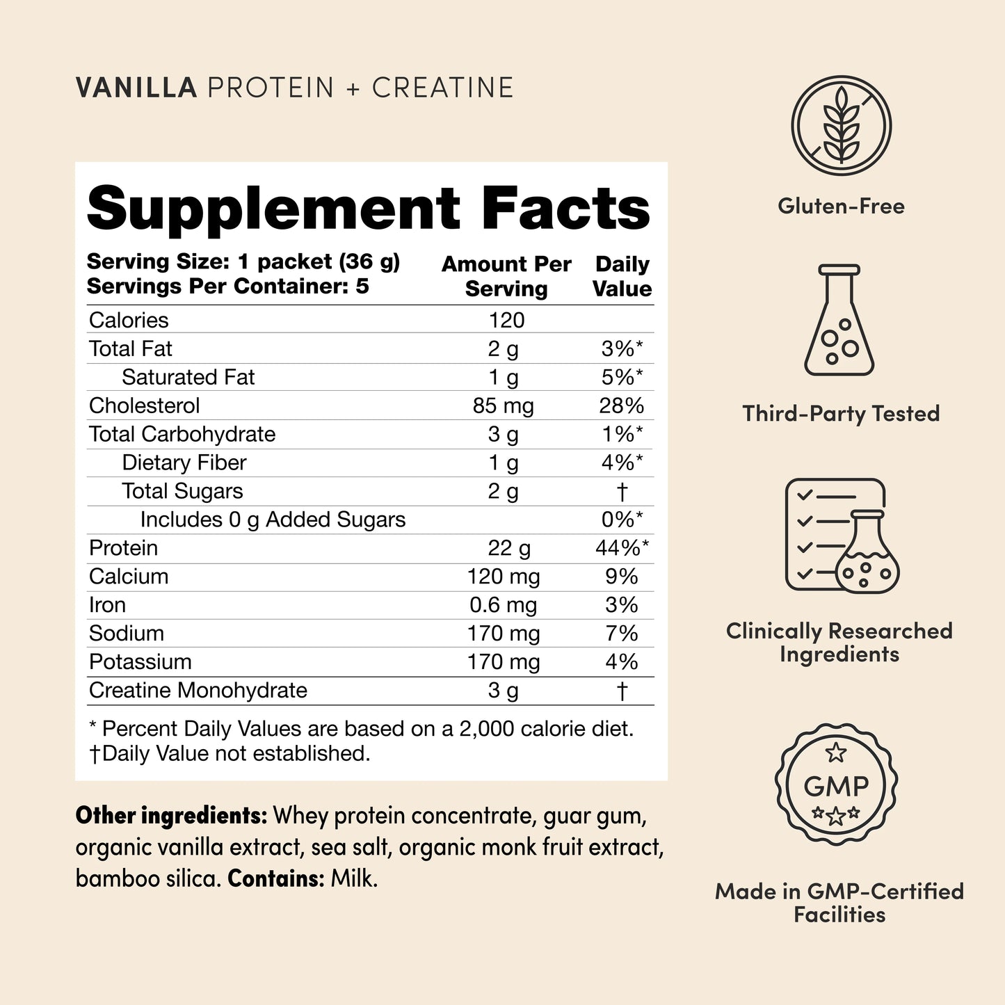 Protein + Creatine Sachet 5-Pack