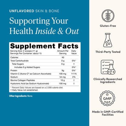 Skin & Bone Collagen - 15 Servings