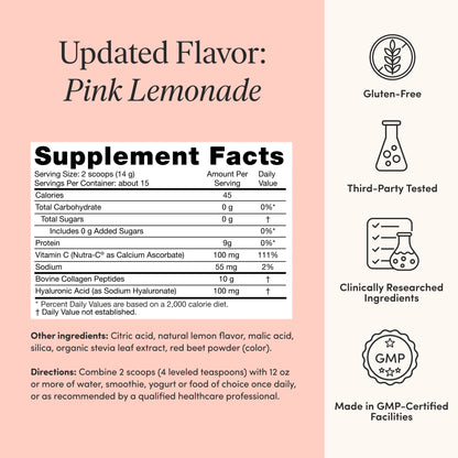 Skin & Bone Collagen - 15 Servings