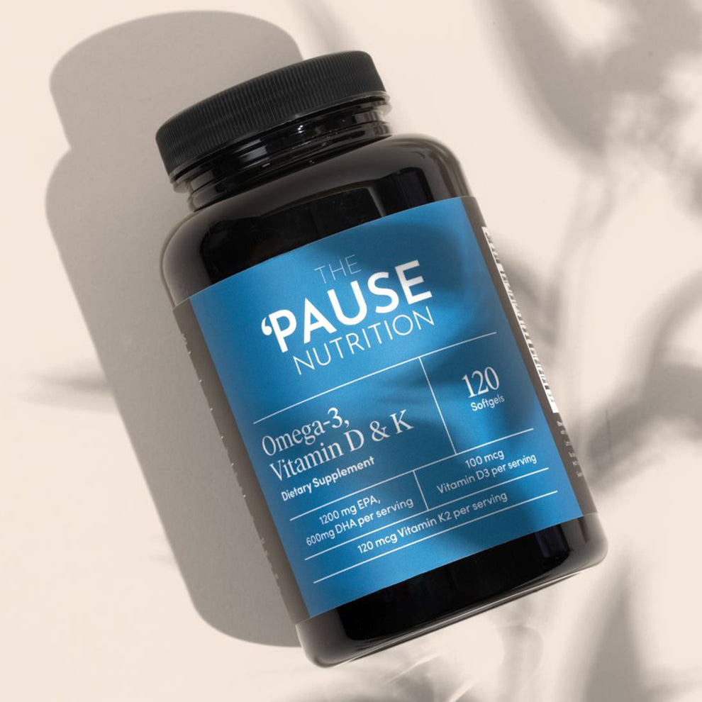 The Galveston Diet Supplements Omega 3 + Vitamin D3 & K2 The 'Pause