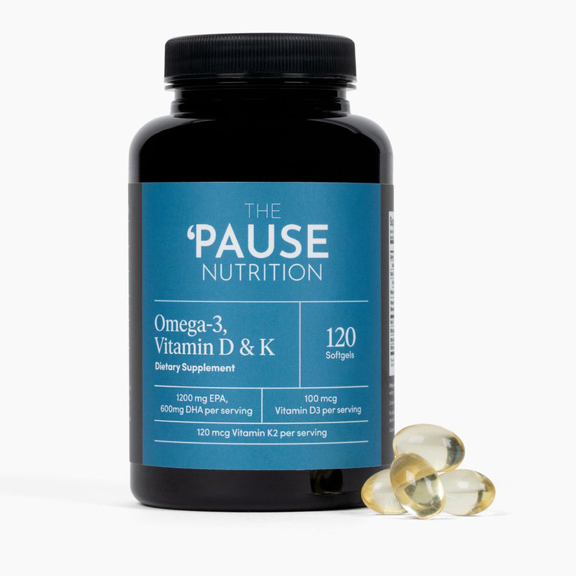 The Galveston Diet Supplements Omega 3 + Vitamin D3 & K2 The 'Pause