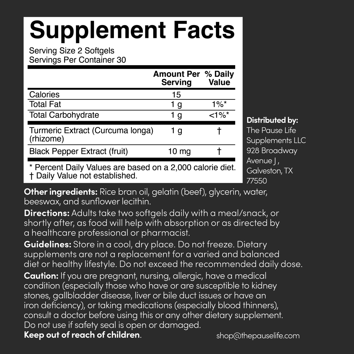 Turmeric Supplement