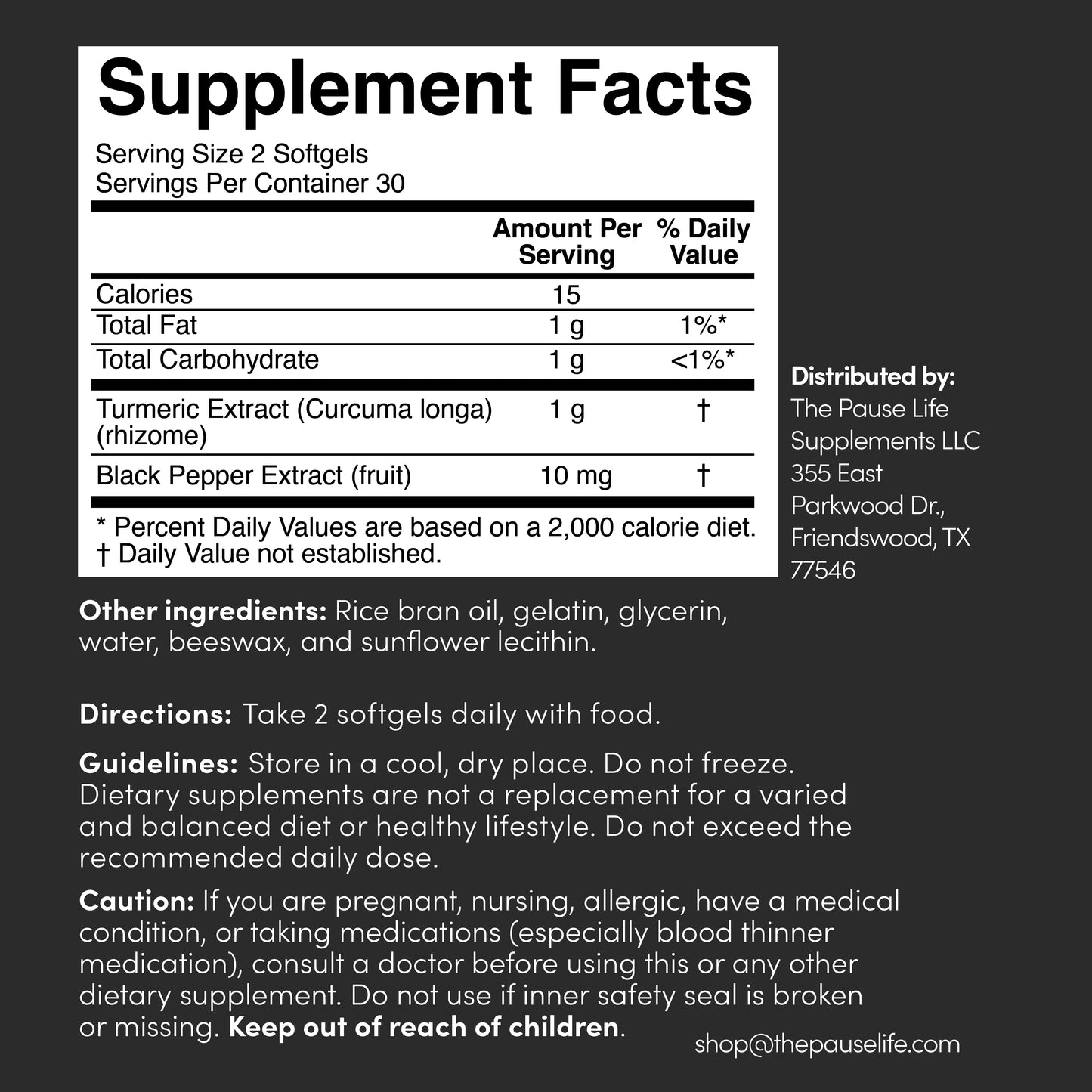 Turmeric Supplement